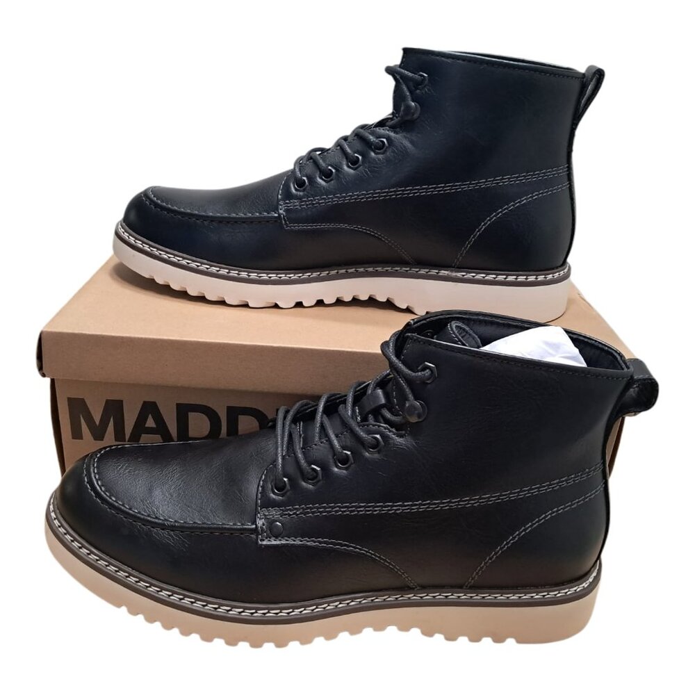 New Mens Steve Madden Daxxor Boot - Color: Black - Size: 11 ( 29 cm )